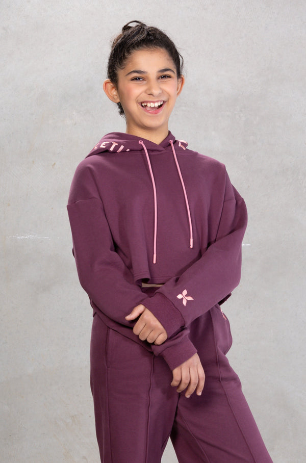 Girls Cropped Hoodie