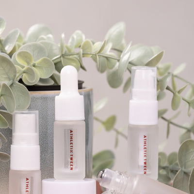 Sleepover Set – five refillable travel bottles for tween girls, Athletik Tween