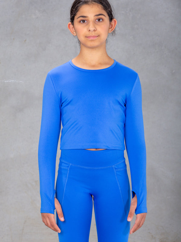 Girls Long Sleeve Activewear Top – Ivy