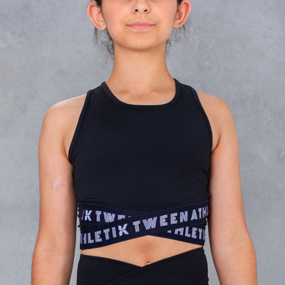 Girls activewear crop top for tweens – Athletik Tween Izzy