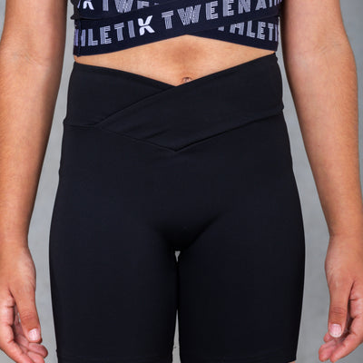Girls high-waist bike shorts for tweens – Athletik Tween Ashley