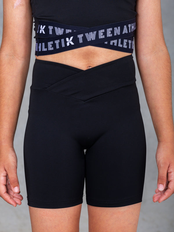 Girls High-Waist Bike Shorts – Ashley